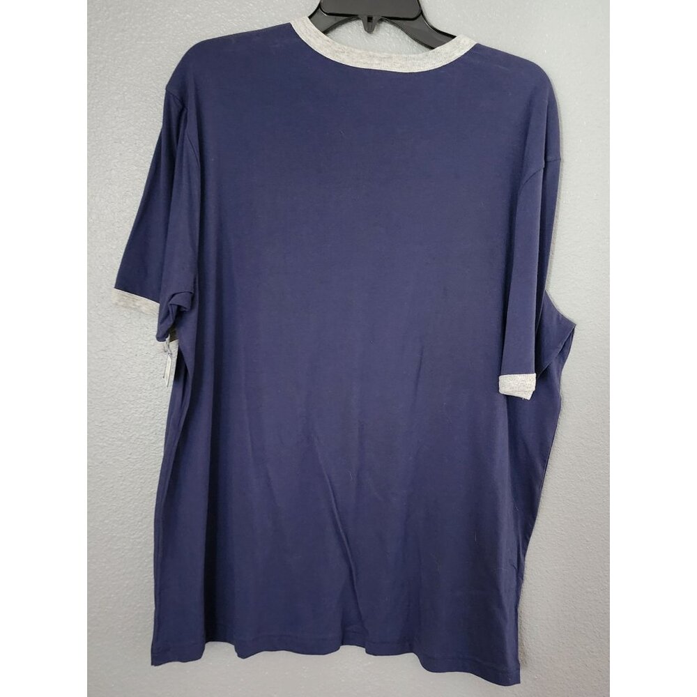 Champion Mens Navy T-Shirt XL Short Sleeve 100% Cotton New With Tag Authentic - Picture 7 of 14